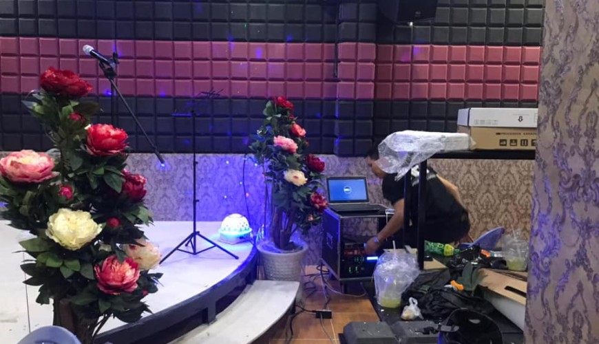 Lắp đặt dàn âm thanh PDCJ phòng trà Quận 8