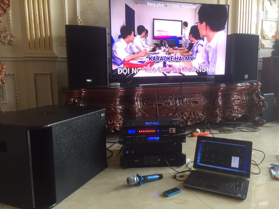 Lắp đặt dàn karaoke nhà anh Tình - Hóc Môn