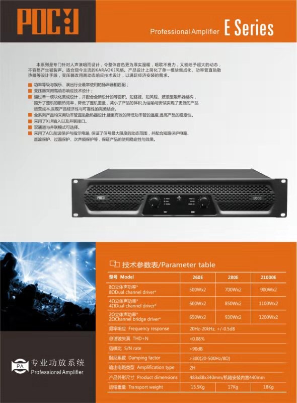 Bộ đẩy công suất PDCJ 280E